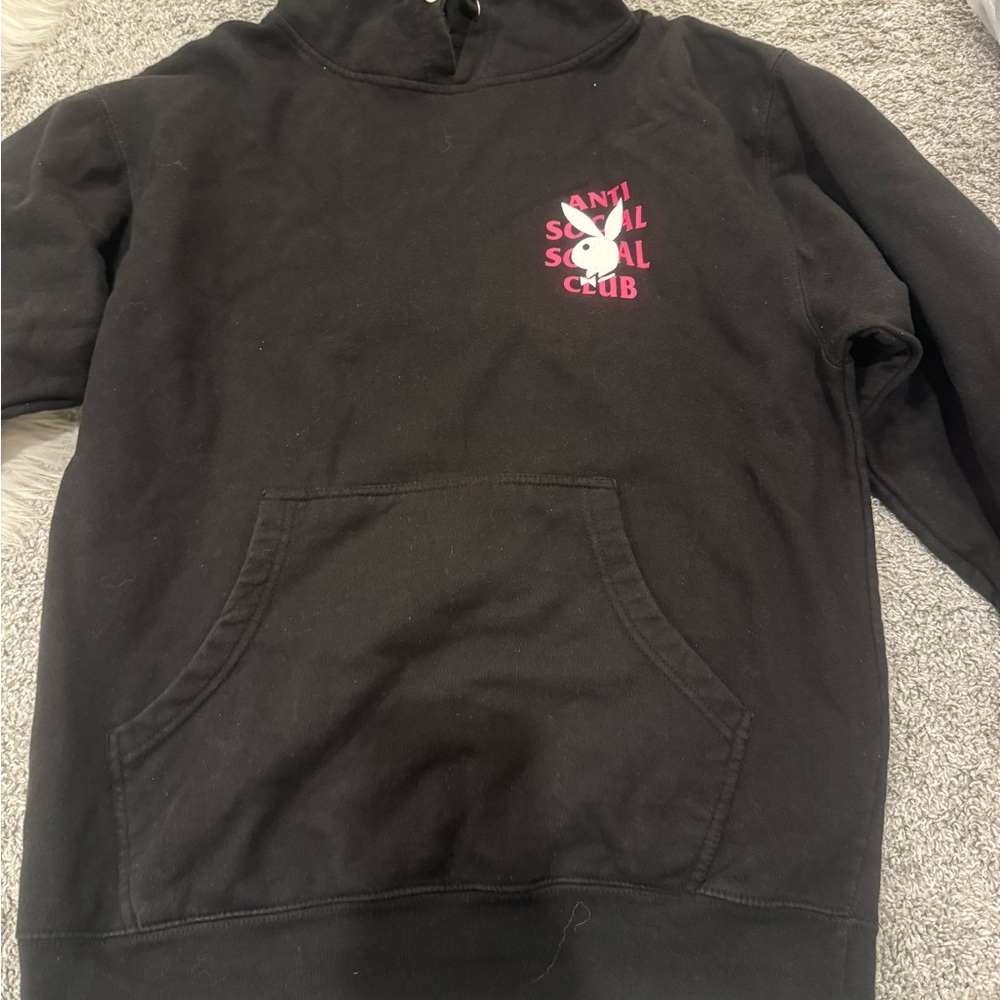 Anti social social club hoodie  with playboy special edition